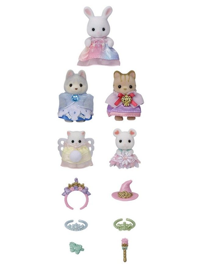 Royal Princess Set Doll Playset With 5 Figures And Accessories