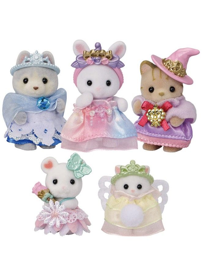 Royal Princess Set Doll Playset With 5 Figures And Accessories