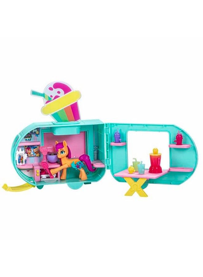 Playset Sunny Starscout Smoothie Truck Set Hoof To Heart Pony Doll Toys For Girls And Boys 5 Years Old+