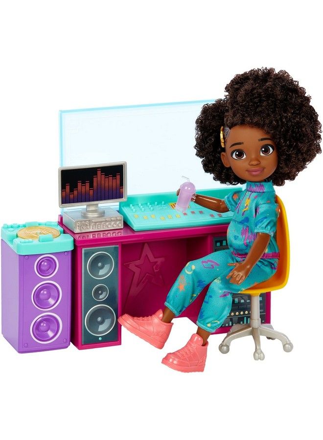 Karma'S World Recording Studio Toy Playset With Karma Doll & Accessories Includes Collectible Record