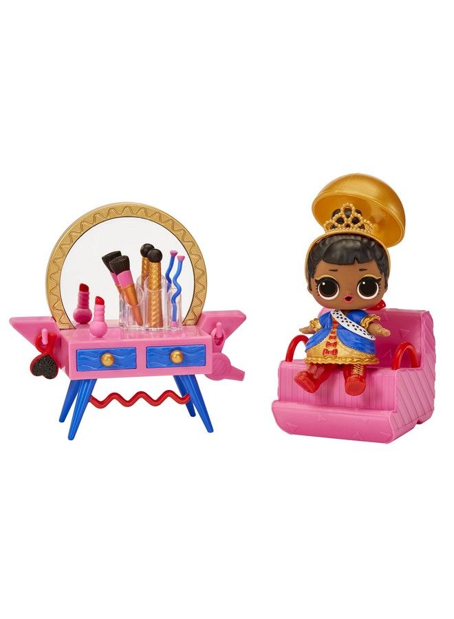 Omg House Of Surprises Beauty Booth Playset With Her Majesty Collectible Doll And 8 Surprises Dollhouse Accessories Holiday Toy Great Gift For Kids Ages 4 5 6+ Years & Collectors