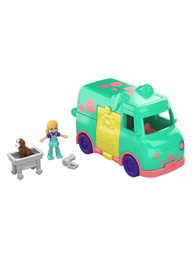 Pollyville Pet Groomer Vehicle Playset