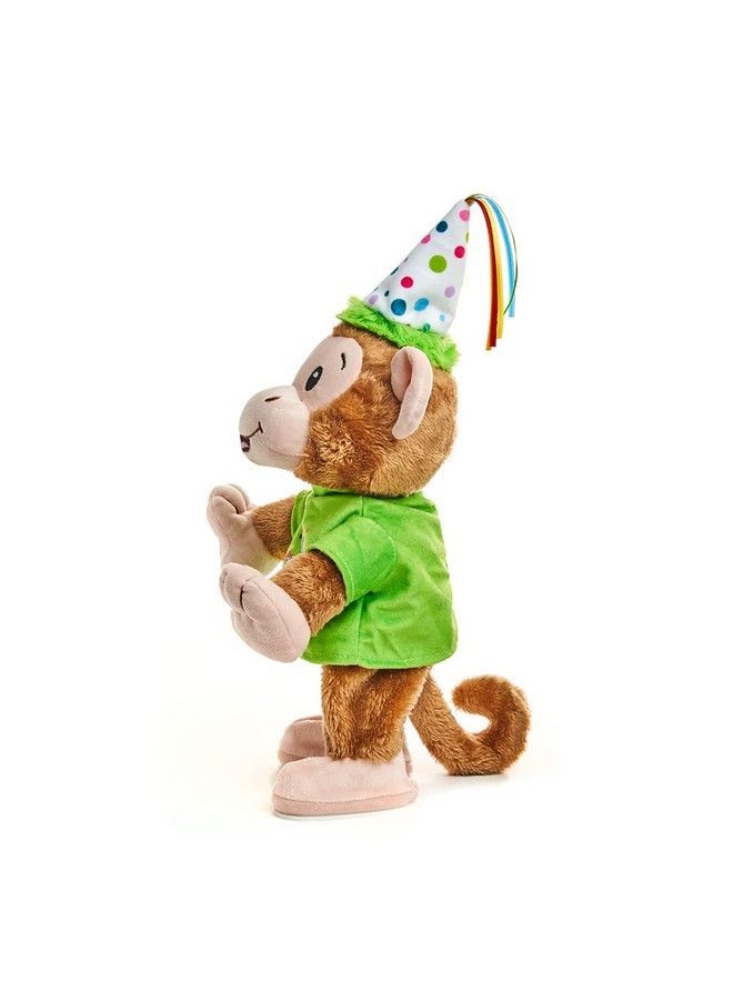 Birthday Bash Brett ; Animated Stuffed Animal Monkey Plush Toy Dances To Celebration 13