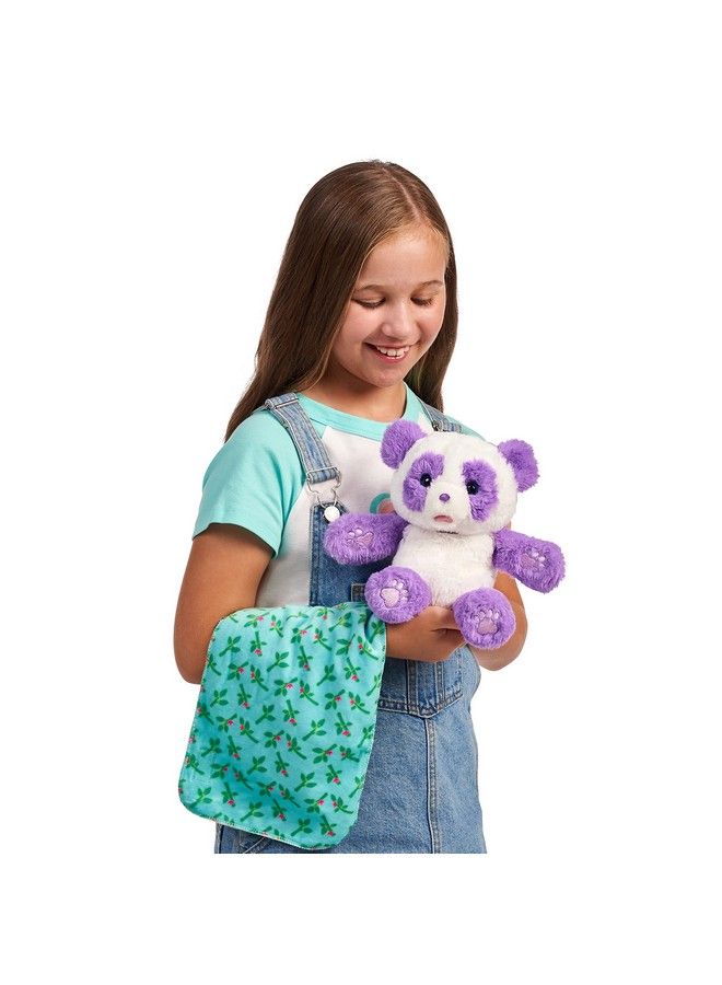 E Pets Cozy Dozys: Petals The Panda ; Interactive Plush Toy Panda. 25+ Sounds And Reactions. Magical Eye Movement. Blanket Pacifier For Kids Ages 4+ Multicolor (26400)