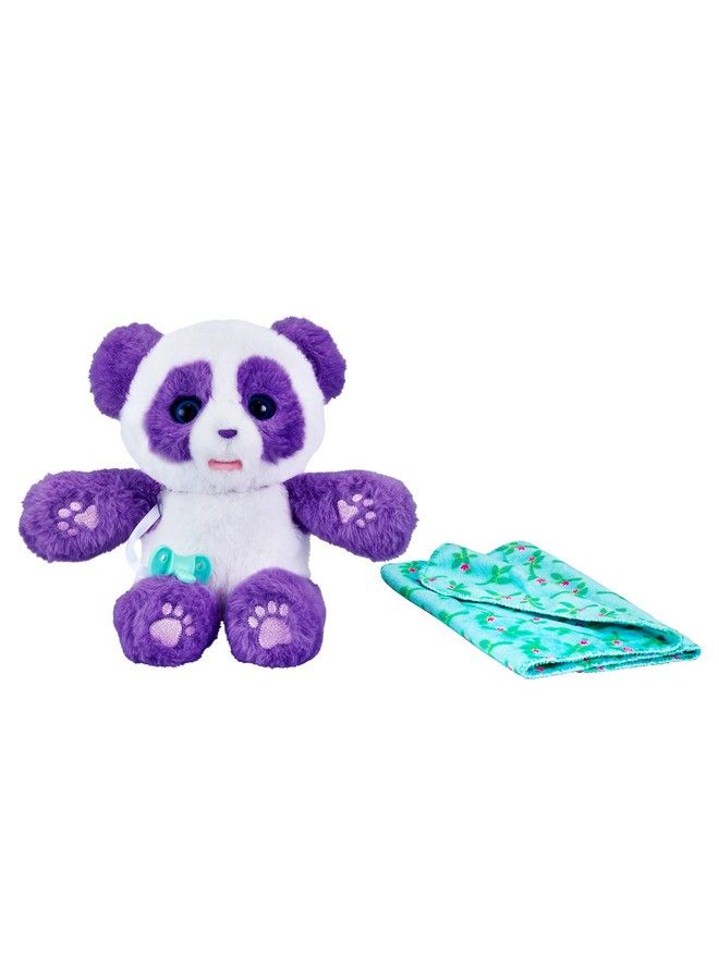 E Pets Cozy Dozys: Petals The Panda ; Interactive Plush Toy Panda. 25+ Sounds And Reactions. Magical Eye Movement. Blanket Pacifier For Kids Ages 4+ Multicolor (26400)