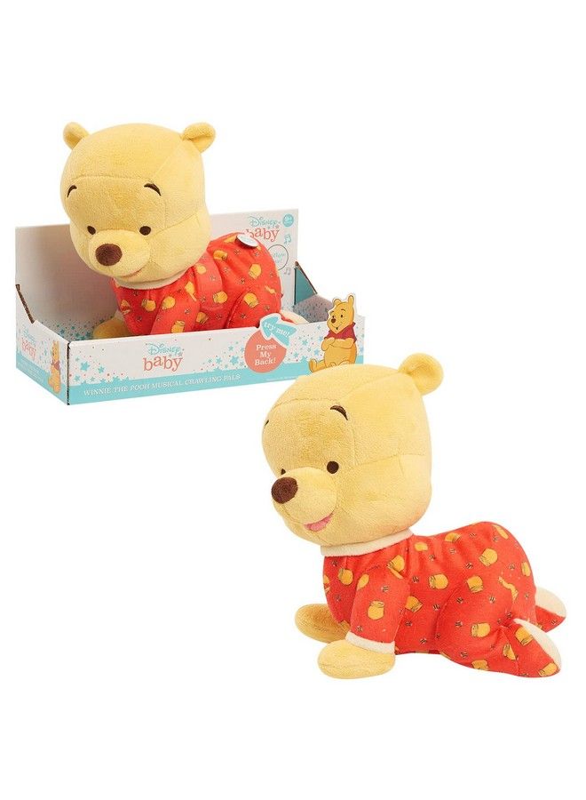 Baby Musical Crawling Pals Winnie The Pooh Interactive Crawling Plush Stuffed Animal Bear By Just Play