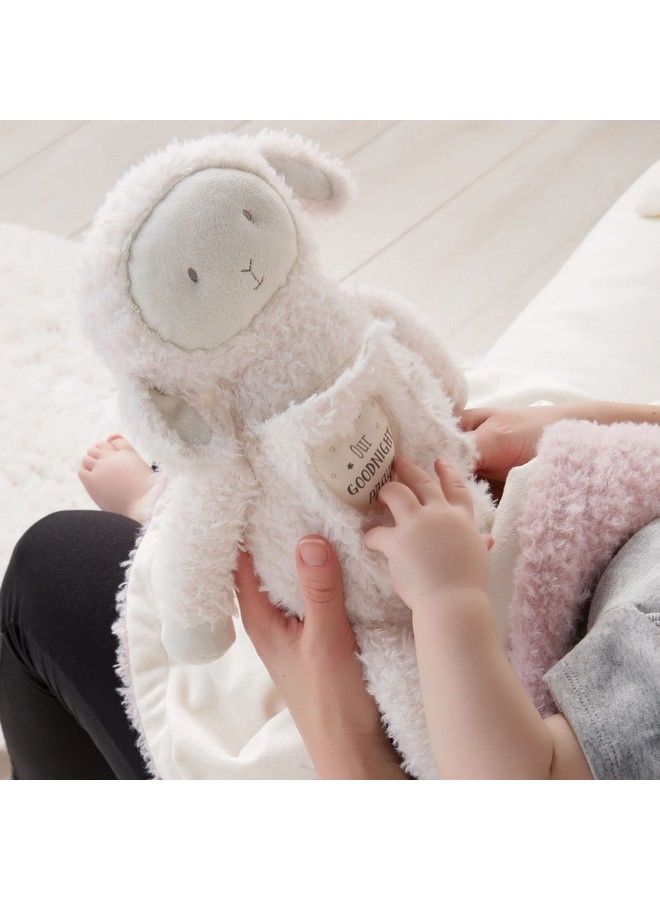 Goodnight Prayer Lamb Fuzzy White 11 Inch Plush Figure