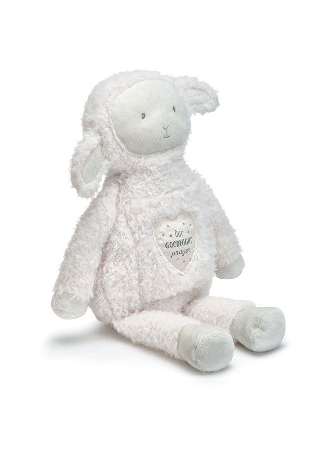 Goodnight Prayer Lamb Fuzzy White 11 Inch Plush Figure