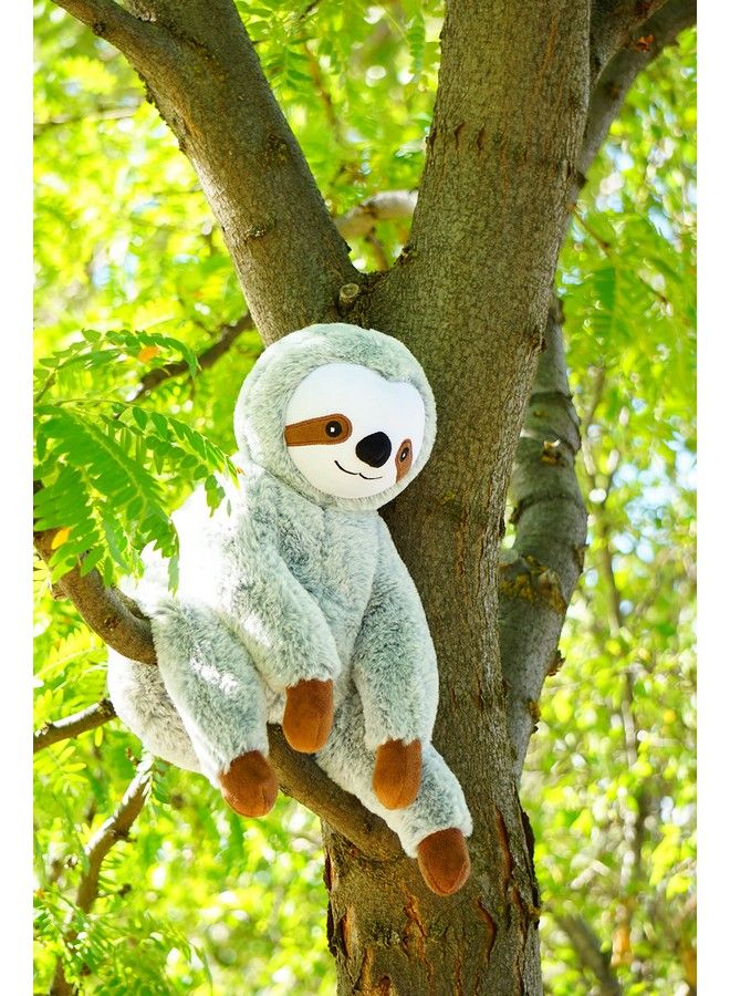 Weighted Bear Sloth Plush 2.5Lbs Super Soft Stuffed Animal For Stress Relief & Comfort Durable & Comfy For Kids & Adults