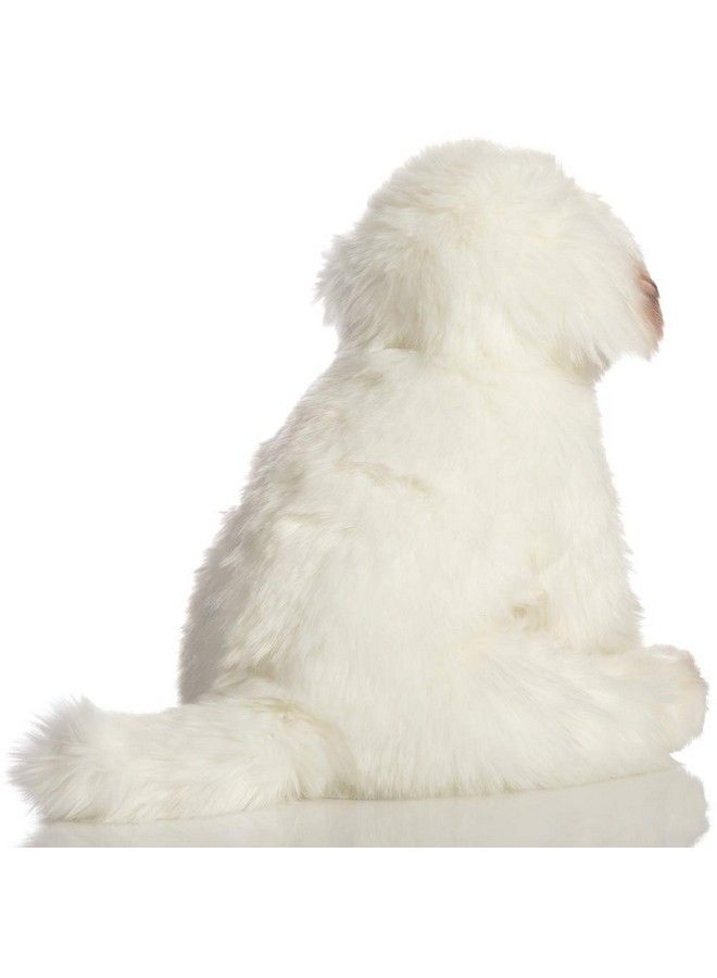 Bichon Frise Plush Puppy Stuffed Animal Realistic Dog Plush Toy Pet Gift For Kids 11 Inch