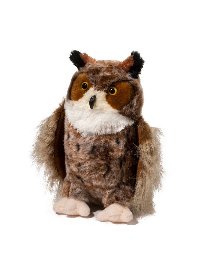 Einstein Great Horned Owl Plush Stuffed Animal