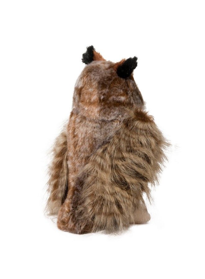 Einstein Great Horned Owl Plush Stuffed Animal