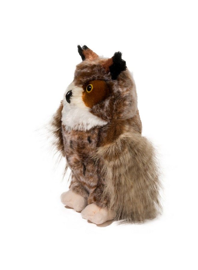 Einstein Great Horned Owl Plush Stuffed Animal