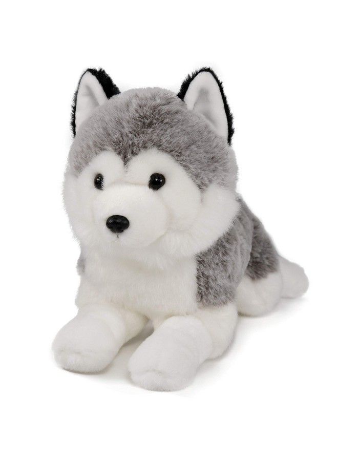 Lifelike Siberian Husky Stuffed Animal Plush Toy 13 Inches Length