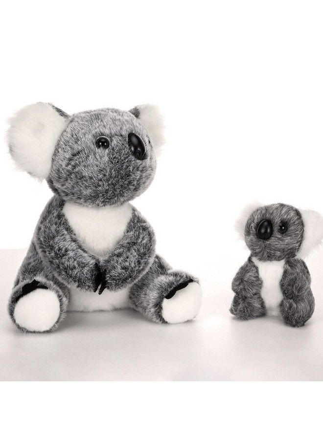 Stuffed Animal Koala Bear 2 Pieces Mum Koala Hold Little Koala Plush Toy Soft Koala Stuffed Animal Doll 10.63 Inches And 5.12 Inches