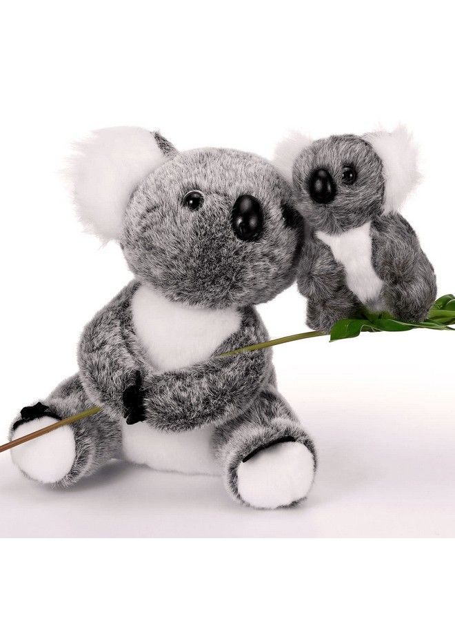 Stuffed Animal Koala Bear 2 Pieces Mum Koala Hold Little Koala Plush Toy Soft Koala Stuffed Animal Doll 10.63 Inches And 5.12 Inches