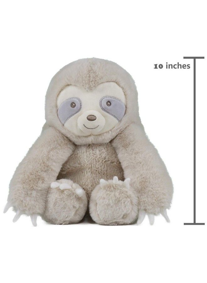 Baby Sloth Stuffed Animal Plush Toy 10 Inches Cute Beige