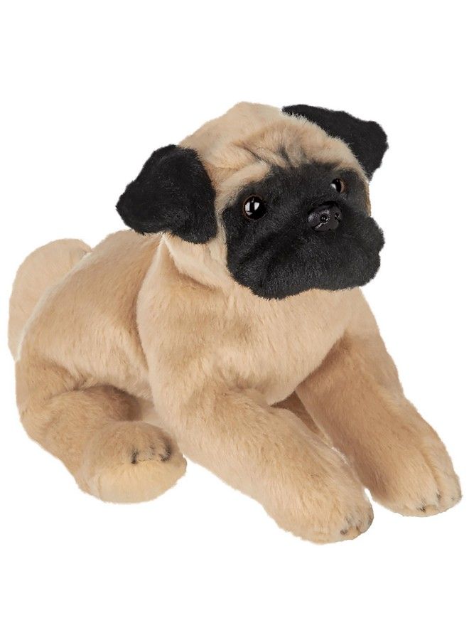 Bearington Lil' Pugsly Small Plush Pug Stuffed Animal Puppy Dog 6 Inch