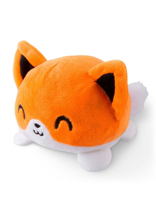 The Original Reversible Fox Plushie Orange Cute Sensory Fidget Stuffed Animals That Show Your Mood