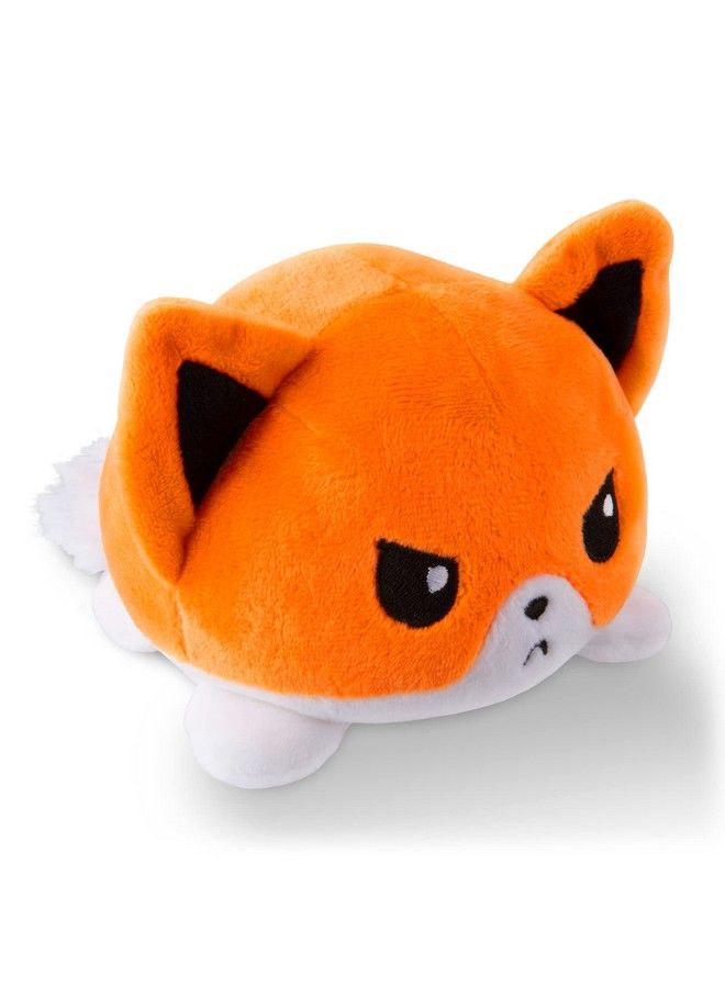 The Original Reversible Fox Plushie Orange Cute Sensory Fidget Stuffed Animals That Show Your Mood