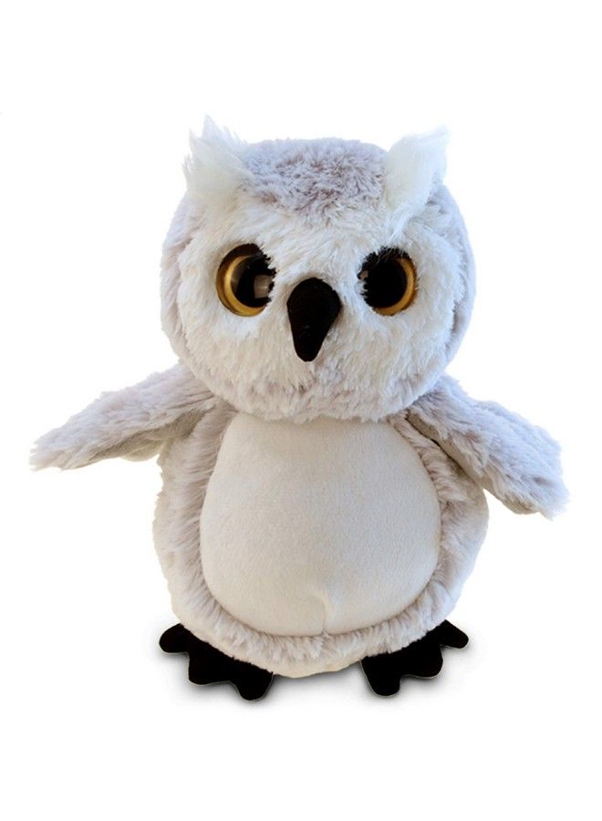 Dollibu Plush Owl Stuffed Animal Soft Huggable Grey Owl Adorable Playtime Owl Plush Toy Cute Forest Wildlife Bird Cuddle Gift For Kids And Adults 9 Inches