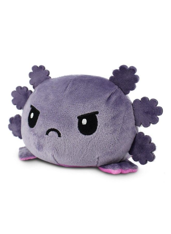 The Original Reversible Axolotl Plushie Gray + Rainbow Cute Sensory Fidget Stuffed Animals That Show Your Mood