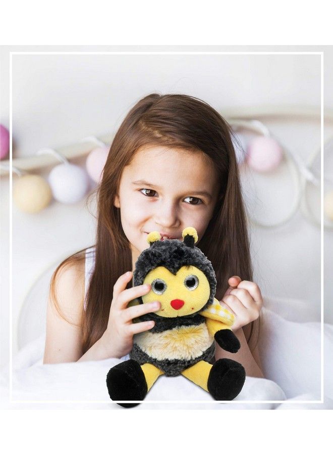 Dollibu Sitting Bee Super Soft Stuffed Animal Cute Realistic Stuffed Animals For Girls. Boys And Adults Animal Gifts Kids Bee Nursery Decor For Newborn 7 Inches