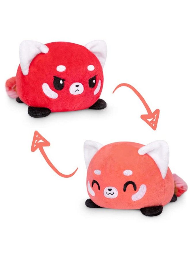 The Original Reversible Red Panda Plushie Light + Dark Red Cute Sensory Fidget Stuffed Animals That Show Your Mood