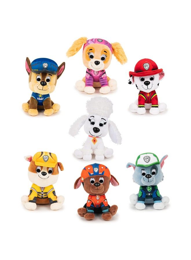 Paw Patrol: The Movie Zuma Plush Toy Premium Stuffed Animal For Ages 1 And Up 6”