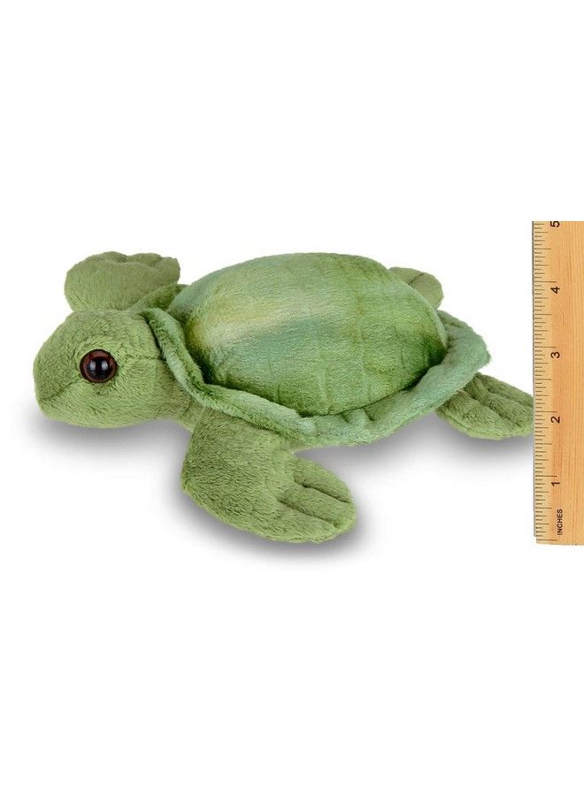 Bearington Lil' Shelton Plush Sea Turtle Stuffed Animal 7 Inches