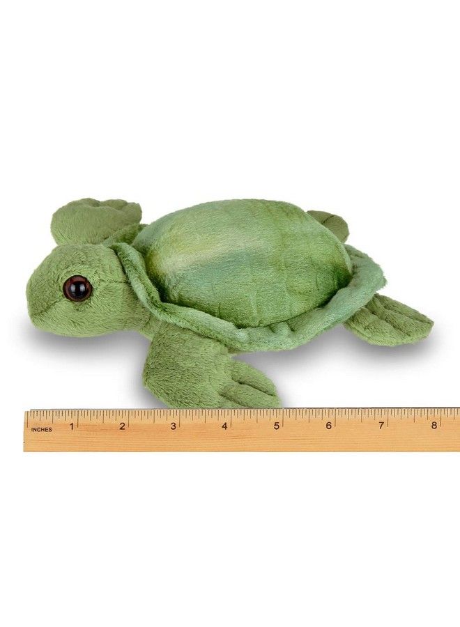 Bearington Lil' Shelton Plush Sea Turtle Stuffed Animal 7 Inches