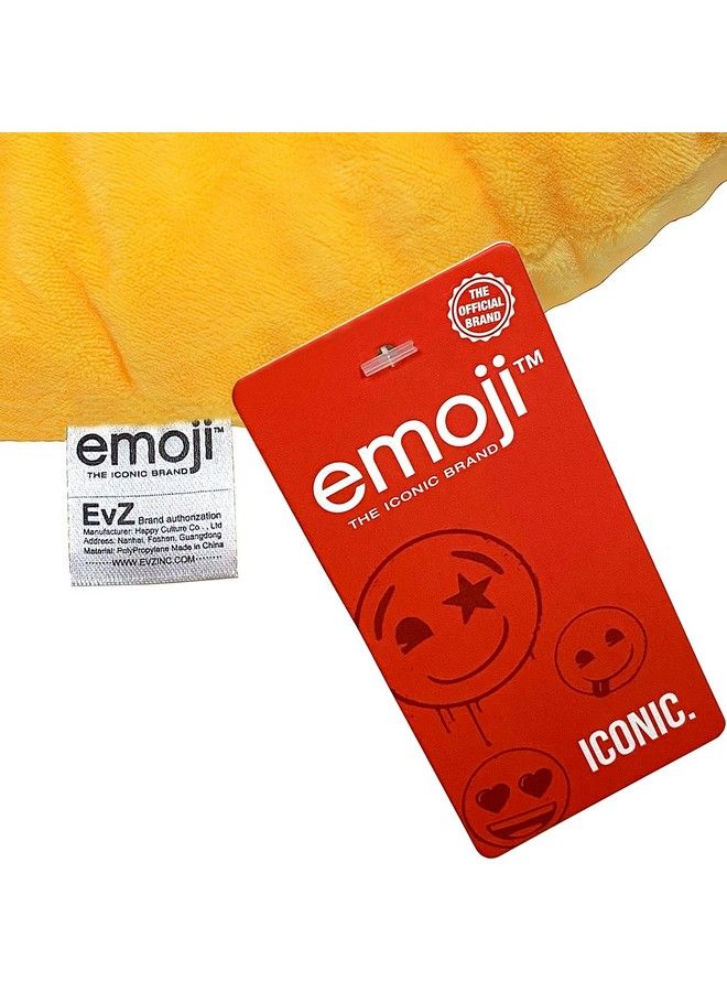 Emoji Heart Eyes Face Emoticon Cushion Stuffed Plush Soft Pillow Official Certified 32Cm Yellow