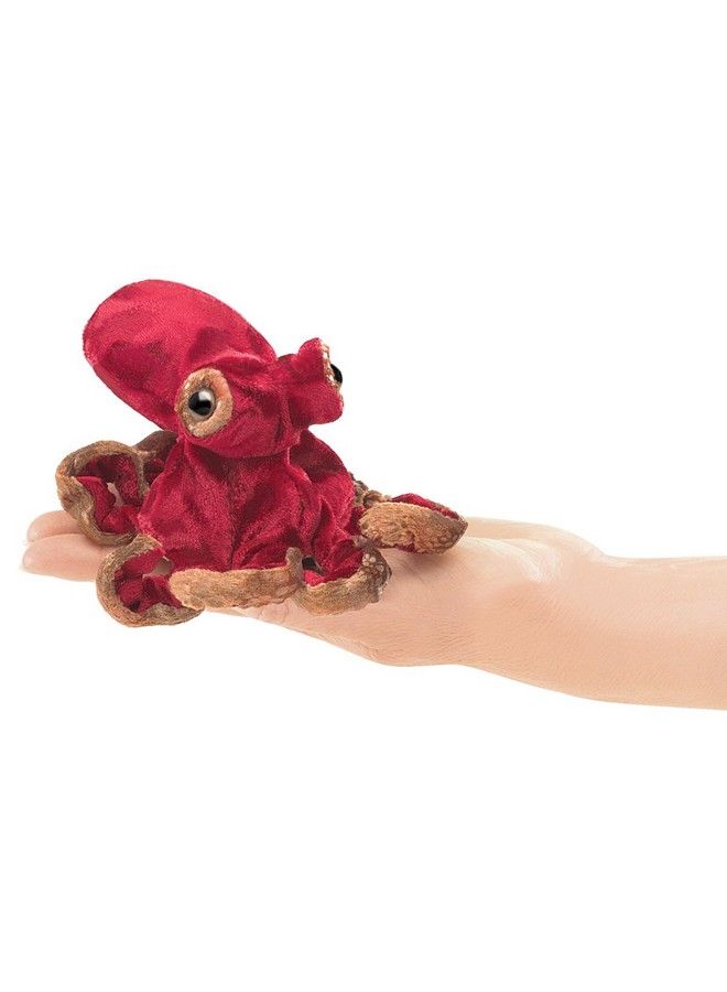 Mini Red Octopus Finger Puppet 8