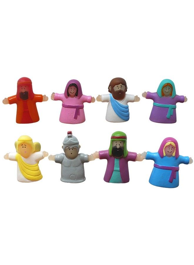 Finger Puppets With Script For Story Telling Religious Sunday School Activity 8 Pieces
