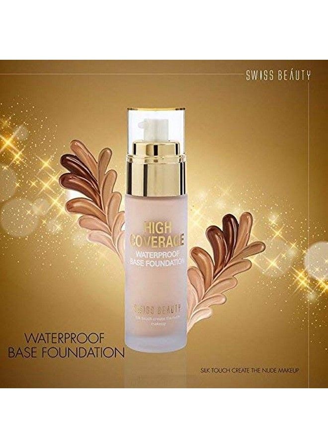 High Coverage Waterproof Base Foundation Weightless Matte Effect Long Lasting Silky Smooth 60G Color04(Natural Nude)