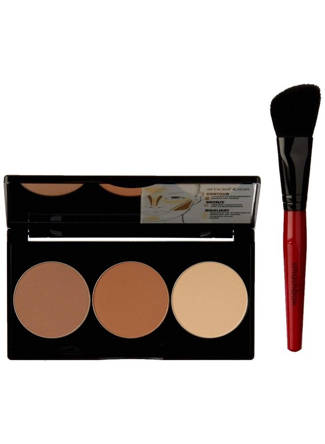 Step By Step Contour Kit With Light Medium Brush Brown 4 Ounce