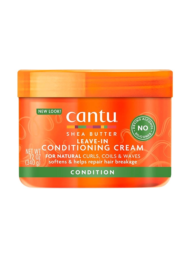 Natural Hair Leave-In Conditioning Cream Orange-White 340grams