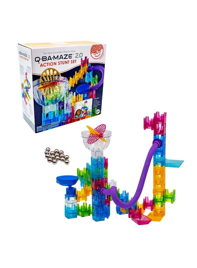 Q Ba Maze Action Stunt Set The Next Generation Marble Maze Kids Toys Stem Marble Run Recommended For Ages 6+ Educational Gift For Boys And Girls