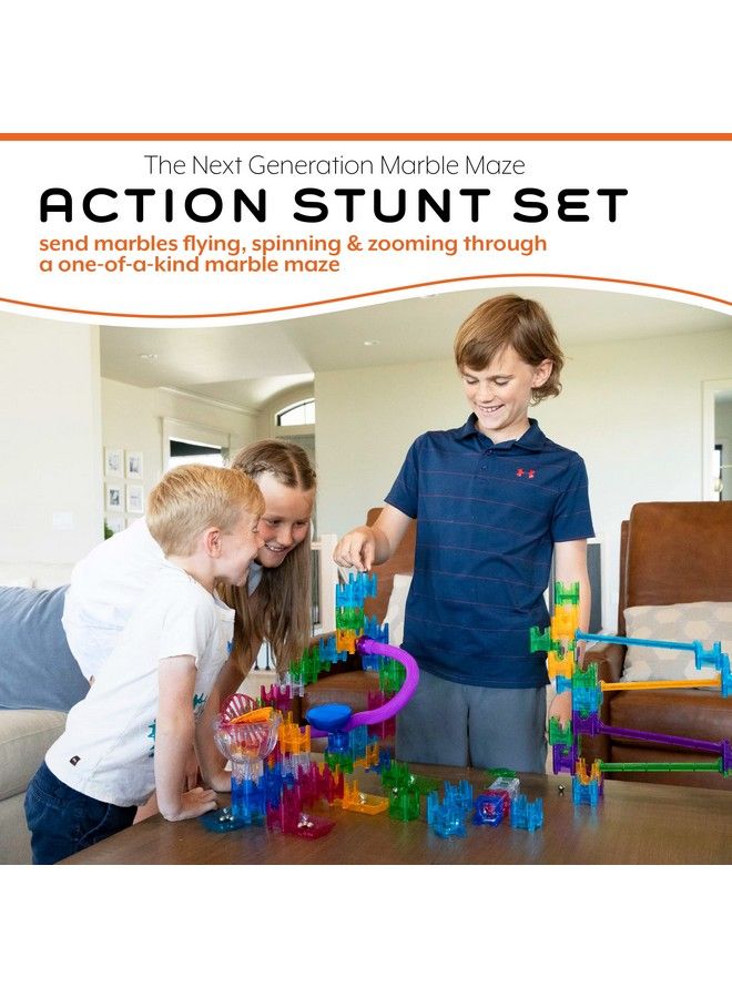Q Ba Maze Action Stunt Set The Next Generation Marble Maze Kids Toys Stem Marble Run Recommended For Ages 6+ Educational Gift For Boys And Girls