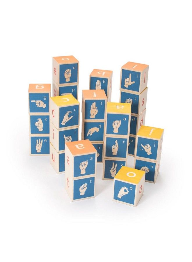 American Sign Language Blocks Made In The Usa