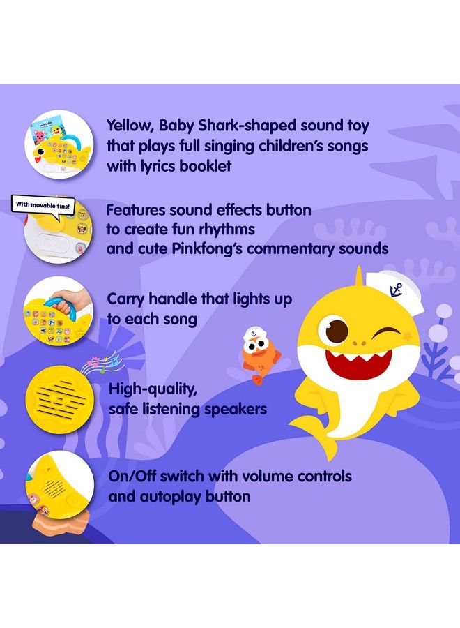 Baby Shark Melody Pad Sound Pad ; Baby Shark Toys Baby Shark Books ; Learning & Education Toys ; Interactive Baby Toys For Toddlers 1 3 ; Gifts For Boys & Girls
