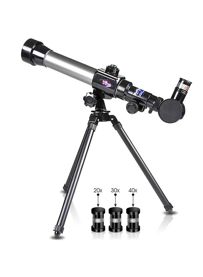 Telescope For Starters Includes Tripod Stand And 20X 30X 40X Eyepieces Expensive Birthday Gifts For Kids Ages 3+