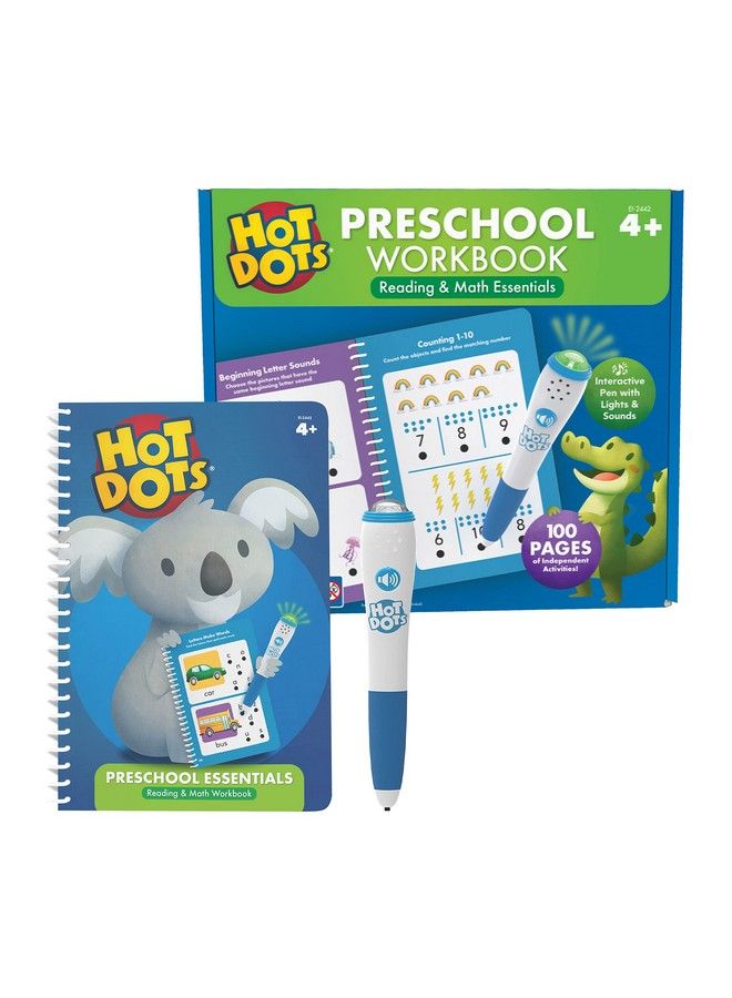 Hot Dots Preschool Workbook