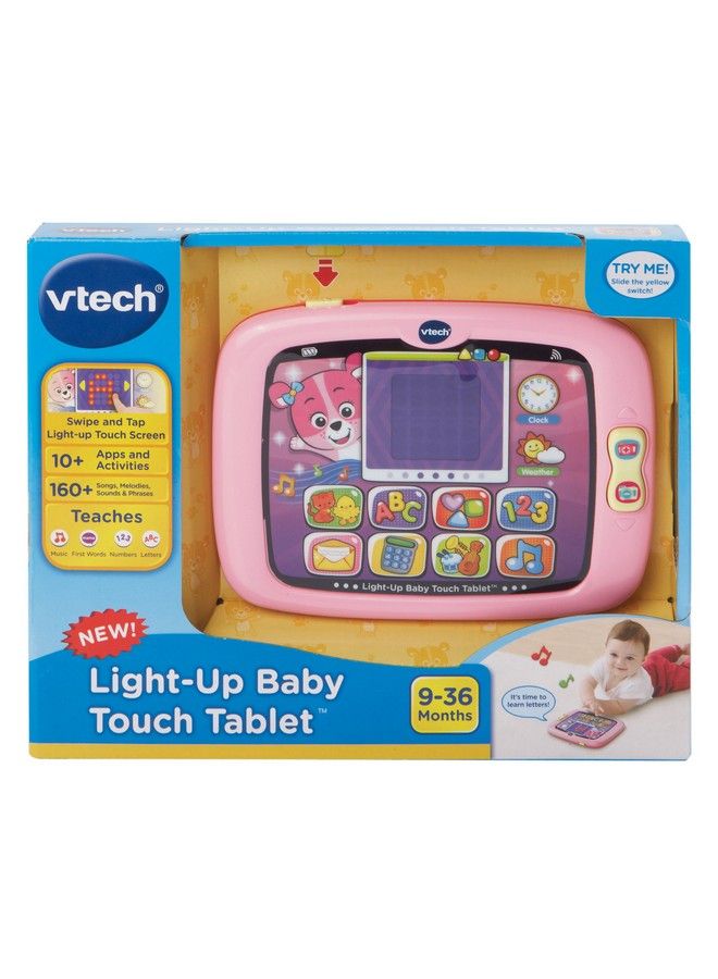 Light Up Baby Touch Tablet Pink