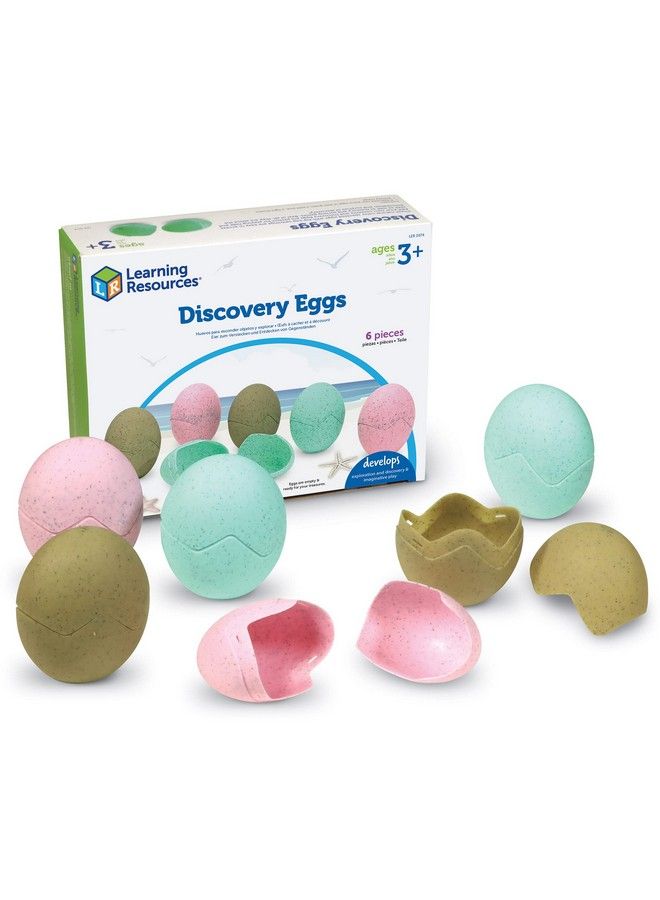 Discovery Eggs 6 Pieces Ages 3+ Toddler Learning Toys Preschool Learning Toys