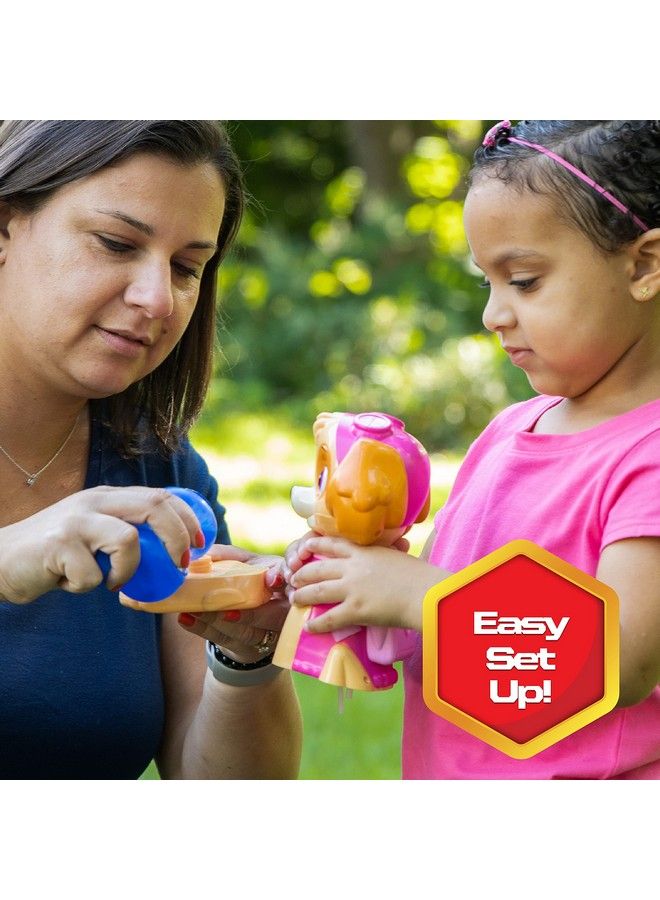 Nickelodeon Little Kids Paw Patrol Skye Action Bubble Blower And Includes Bubble Solution Brown Pink