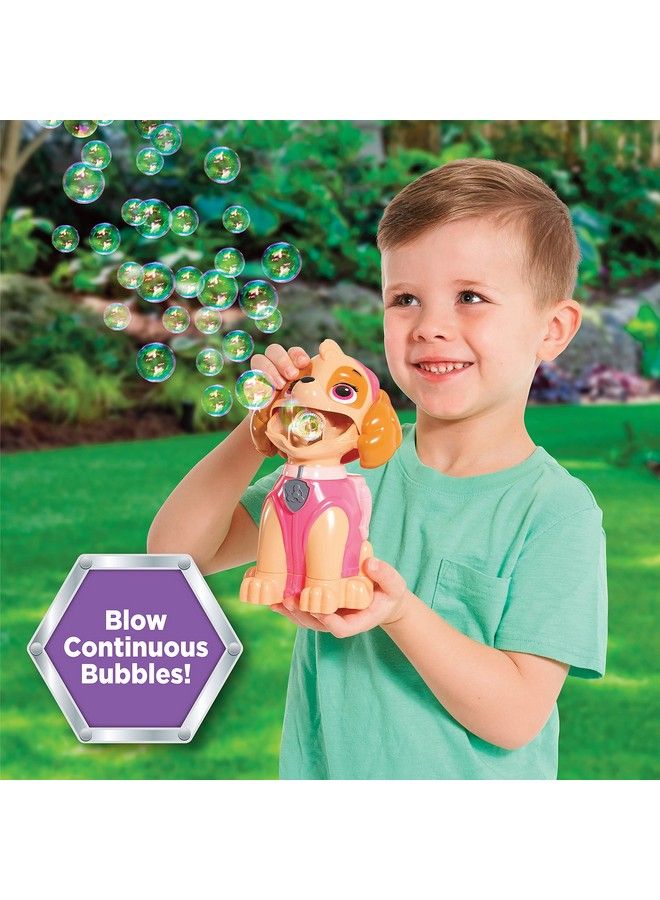 Nickelodeon Little Kids Paw Patrol Skye Action Bubble Blower And Includes Bubble Solution Brown Pink