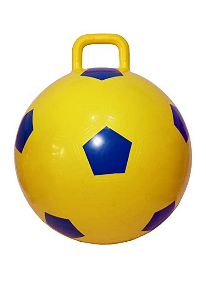 Space Hopper Ball With Pump In Soccer Ball Style 18In / 45Cm Diameter For Ages 3 6 Hop Ball Kangaroo Bouncer Hoppity Hop