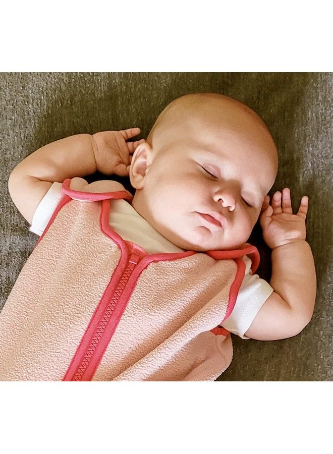 Sleep Nest Fleece Baby Sleeping Bag Sweet Pink 0 6 Month