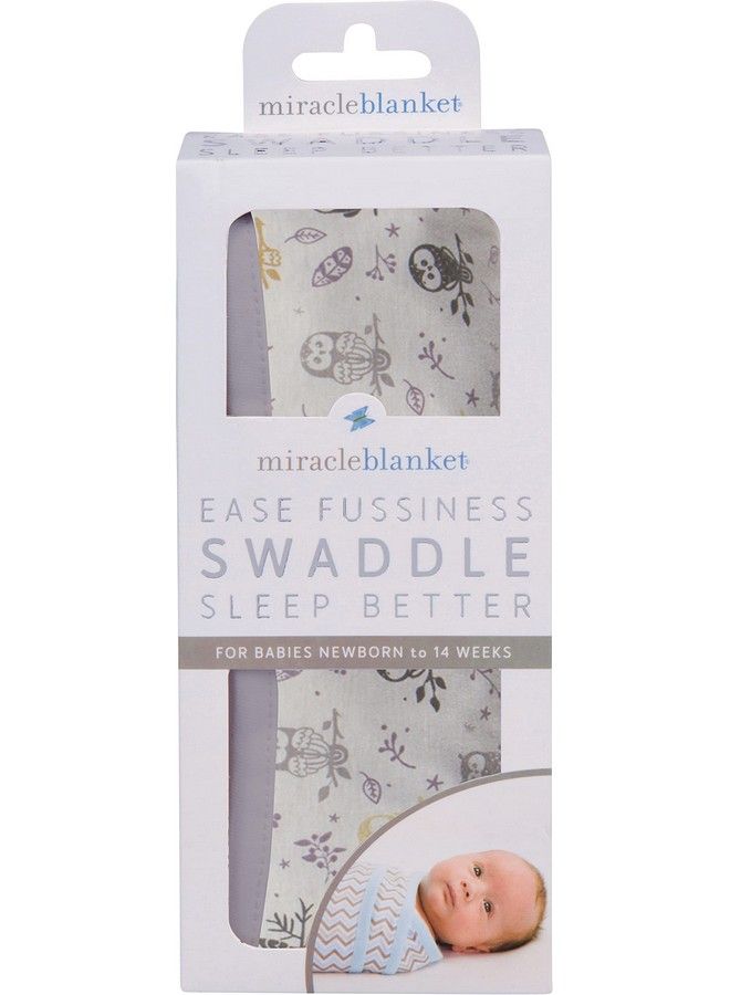 Baby Sleep Wearable Swaddle Wrap For Newborn Infant Boy Or Girl 0 3 Months Forest Owls